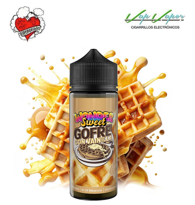 FLAVOUR Gofre with Vainila Vapemoniadas 30ml (longfill) 120ml bottle
