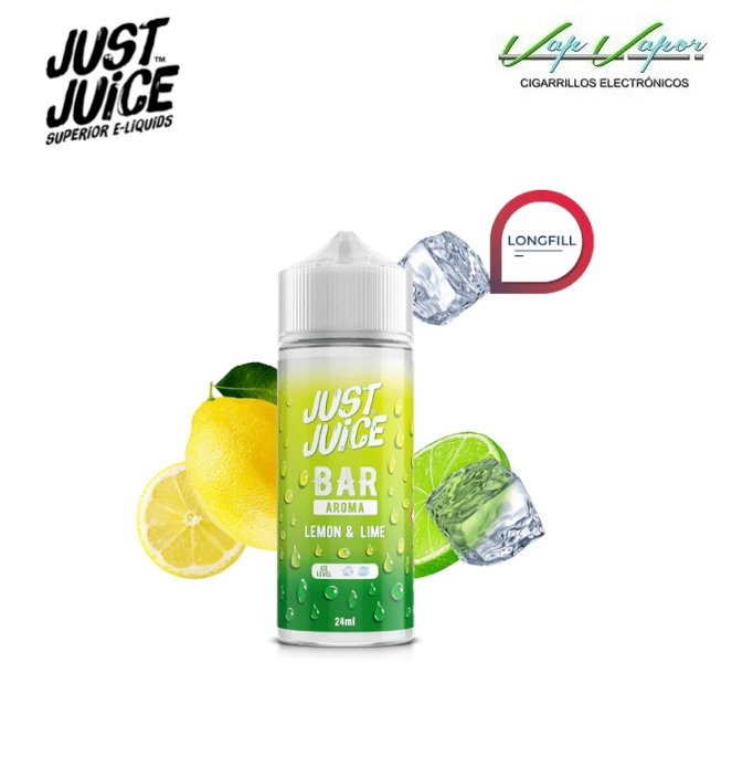 FLAVOUR Lemon Lime 24ml Longfill (inside 120ml bottle) Just Juice Bar