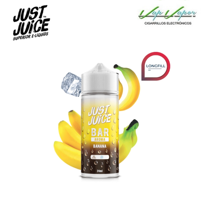 FLAVOUR Banana 24ml Longfill (inside 120ml bottle) Just Juice Bar