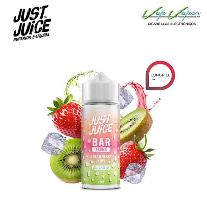 FLAVOUR Strawberry Kiwi 24ml Longfill (inside 120ml bottle) Just Juice Bar