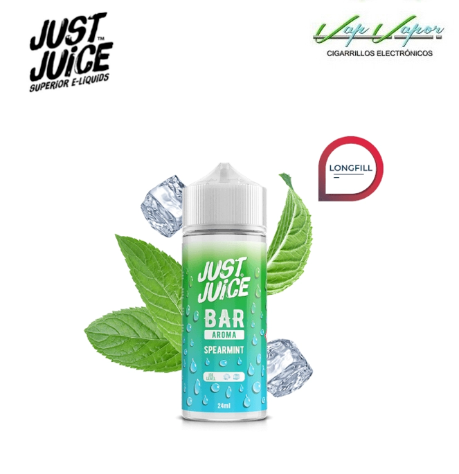 FLAVOUR Spearmint 24ml Longfill (inside 120ml bottle) Just Juice Bar