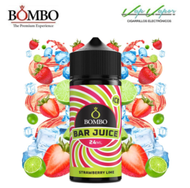 AROMA STRAWBERRY LIME ICE 24ml (en botella de 120ml) Longfill Bar Juice by Bombo