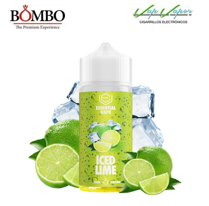 AROMA ICED LIME 30ml (en botella de 120ml) Longfill Essential Vape by Bombo 