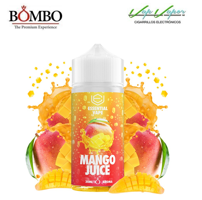 FLAVOUR MANGO JUICE 30ml (inside of 120ml bottle) Longfill Essential Vape by Bombo 