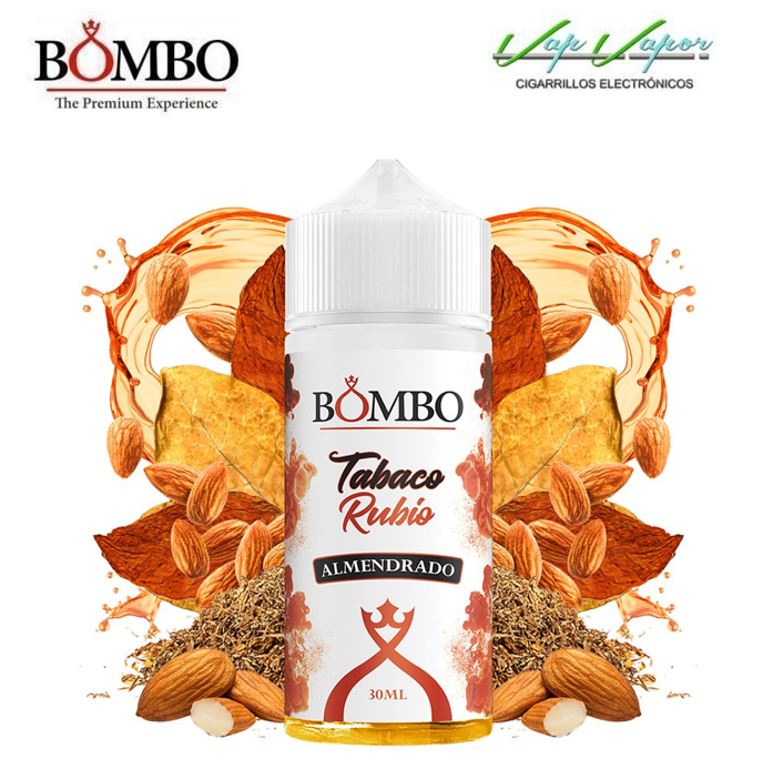 AROMA TABACO RUBIO ALMENDRADO 30ml (en botella de 120ml) Longfill Bombo