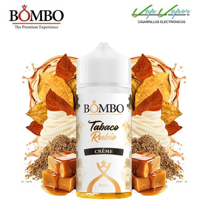 AROMA TABACO RUBIO CREME 30ml (en botella de 120ml) Longfill Bombo