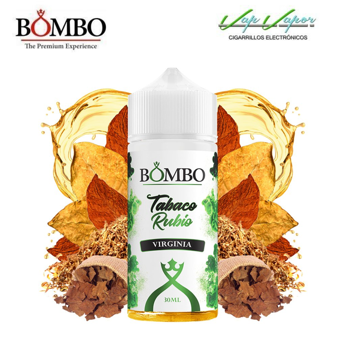FLAVOUR TOBACCO RUBIO VIRGINIA 30ml (inside 120ml bottle) Longfill Bombo