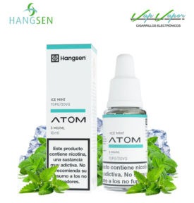PROMOTION!!!! Hangsen ICE MINT 10ml  (0mg/ 3mg/ 6mg/ 12mg/ 18mg)