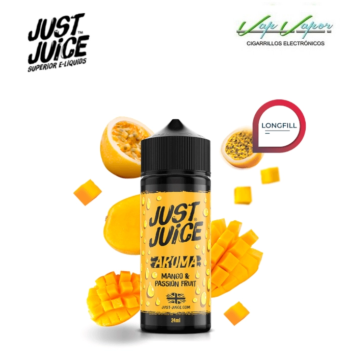 AROMA Mango Passion Fruit 24ml Longfill (en botella de 120ml) Just Juice