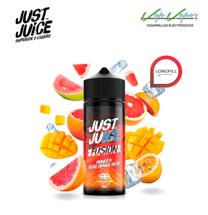 AROMA Mango Blood Orange on ICE 24ml Longfill (en botella de 120ml) Just Juice