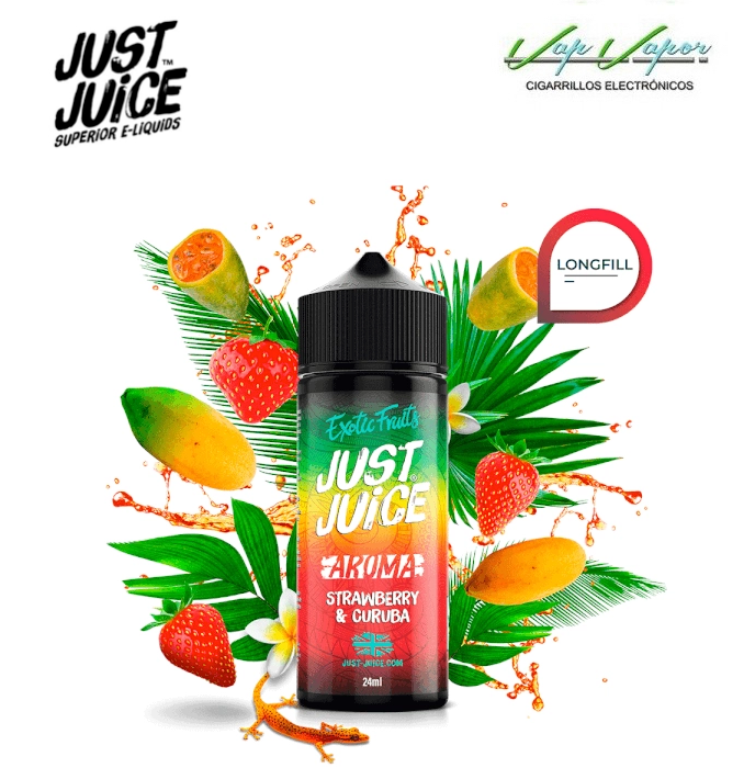 AROMA Strawberry Curuba 24ml Longfill (en botella de 120ml) Just Juice