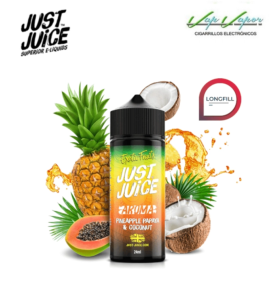 AROMA Pineapple Papaya Coconut 24ml Longfill (en botella de 120ml) Just Juice