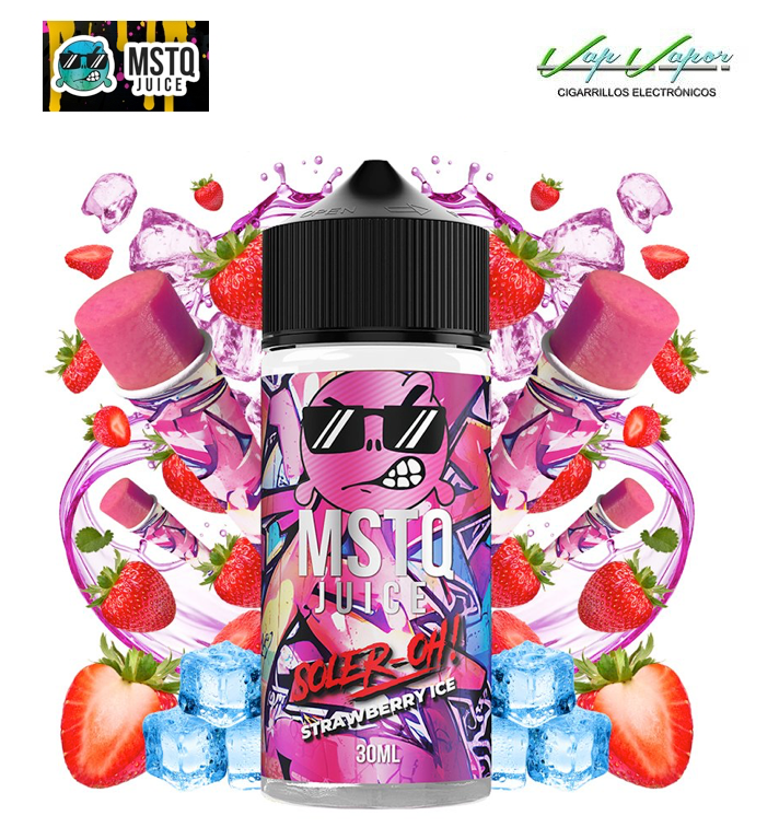 CONCENTRATE SOLER-OH Strawberry ICE MSTQ Juice 30ml (longfill) 120ml bottle