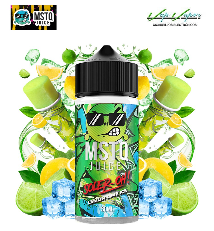 CONCENTRATE SOLER-OH Lemon Lime ICE MSTQ Juice 30ml (longfill) 120ml bottle 