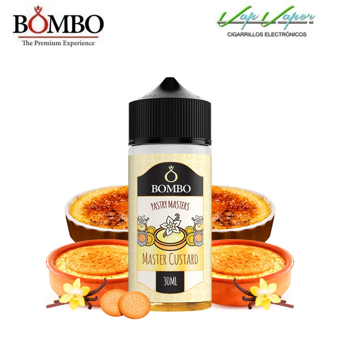 FLAVOUR MASTER CUSTARD 30ml (in 120ml bottle ) Longfill Pastry Masters by Bombo