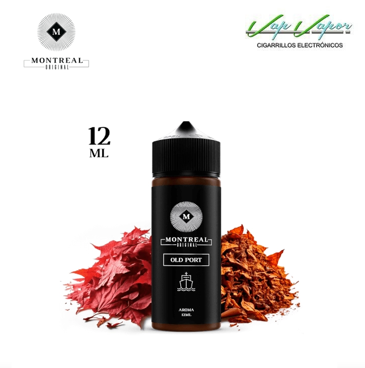 FLAVOUR Montreal Original OLD PORT 12ml (longfill inside 120ml bottle) Rich and Full-Bodied Virginia Tobacco