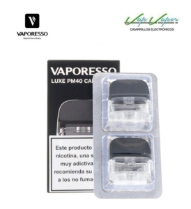 Pod para Luxe PM40 RDL 4ml / MTL 3.5ml Vacío (sin resistencia) Vaporesso (1 pod)  