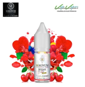 SALES Kojak, Magnum Vape y Bombo 10ml  (5mg/10mg/20mg) (Gominolas, Chicles, Piruletas Cereza) 50%PG/50%VG