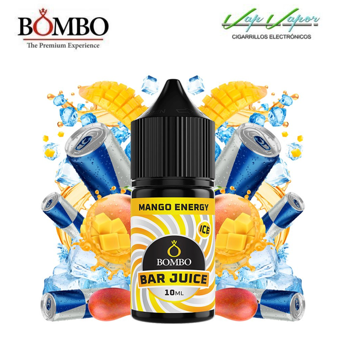 FLAVOUR Mango Energy ICE 10ml minilongfill (inside 30ml bottle) Bar Juice by Bombo