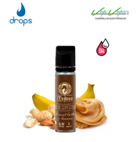 AROMA DROPS All in Medievo Regnum 10ml (para hacer 60ml) con nicotina de 3mg/10mg/20mg (Plátano, Cacauete, Crocanti galleta)