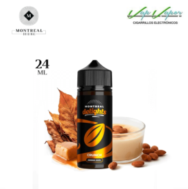 AROMA Montreal Delights CRUNCH 24ml (longfill botella 120ml) natilla de almendras, mantequilla de caramelo, tabaco