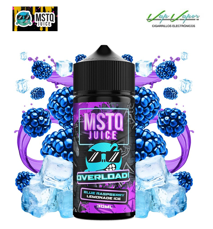 CONCENTRATE Blue Raspberry Lemonade ICE MSTQ Juice Overload 30ml (longfill) 120ml bottle