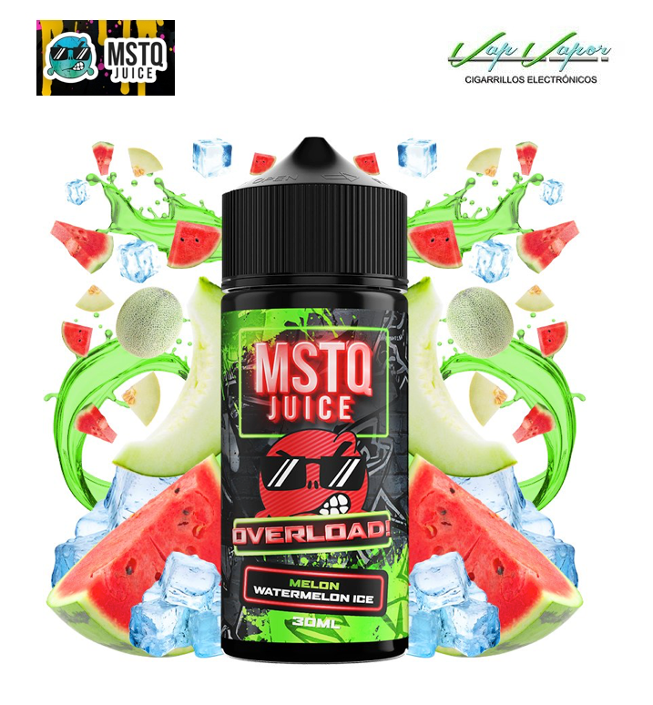 CONCENTRATE Melon Watermelon ICE MSTQ Juice Overload 30ml (longfill) 120ml bottle