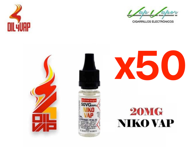 NEW - NEW - PROMOTION !!! Nicokit Niko-Vap 10ml (20mg) 50PG/50VG Oil4Vap