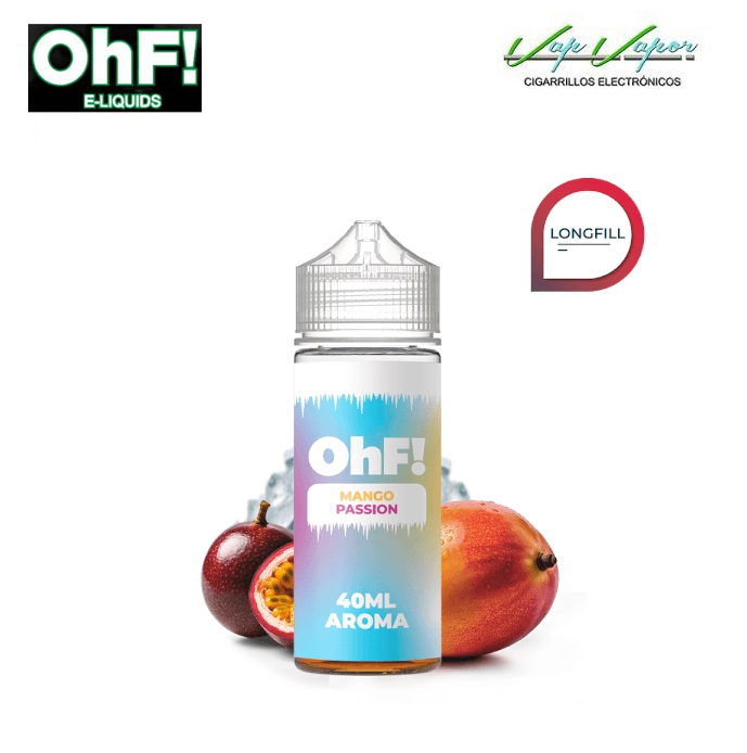 FLAVOUR Mango Passion Ohf ICE 40ml (longfill 120ml bottle) Mango, Freshness