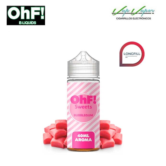 FLAVOUR Bubblegum Ohf Sweets 40ml (longfill 120ml bottle) 