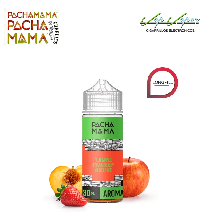 FLAVOUR Fuji Apple Strawberry Nectarine 30ml Longfill (inside 120ml bottle) Pachamama