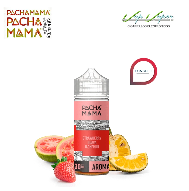 FLAVOUR Strawberry Guava Jackfruit 30ml Longfill (en botella de 120ml) Pachamama