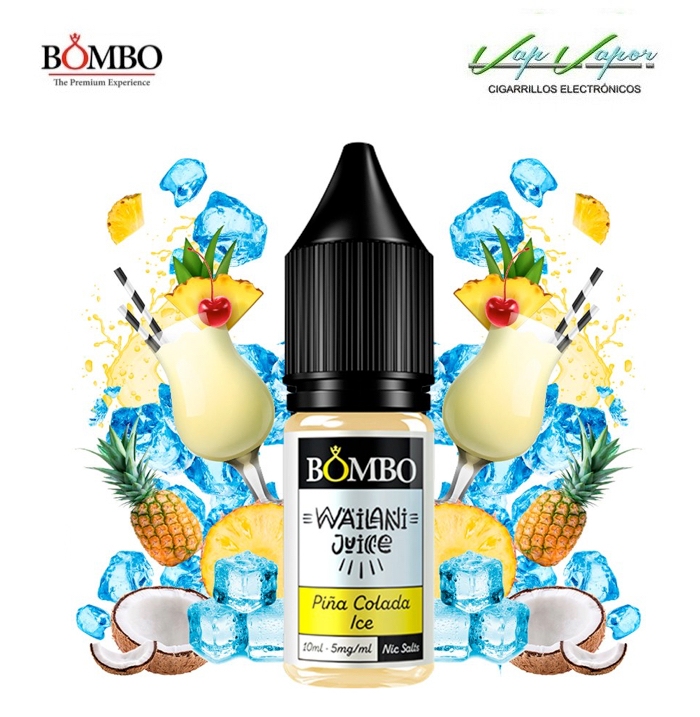 SALES Wailani Piña Colada ICE (Piña y Coco + Frescor )  by Bombo 10ml (5mg/10mg/20mg) 
