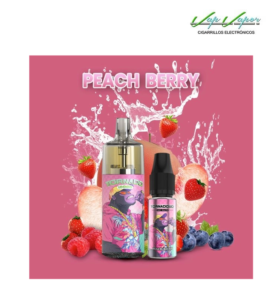 Pod Desechable Peach Berry 10.000CALADAS TORNADO vacío  + Líquido regalo 10ml (10mg/20mg) TPD Europa