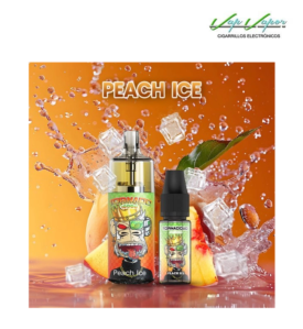 Pod Desechable Peach ICE 10.000CALADAS TORNADO vacío  + Líquido regalo 10ml (10mg/20mg) TPD Europa