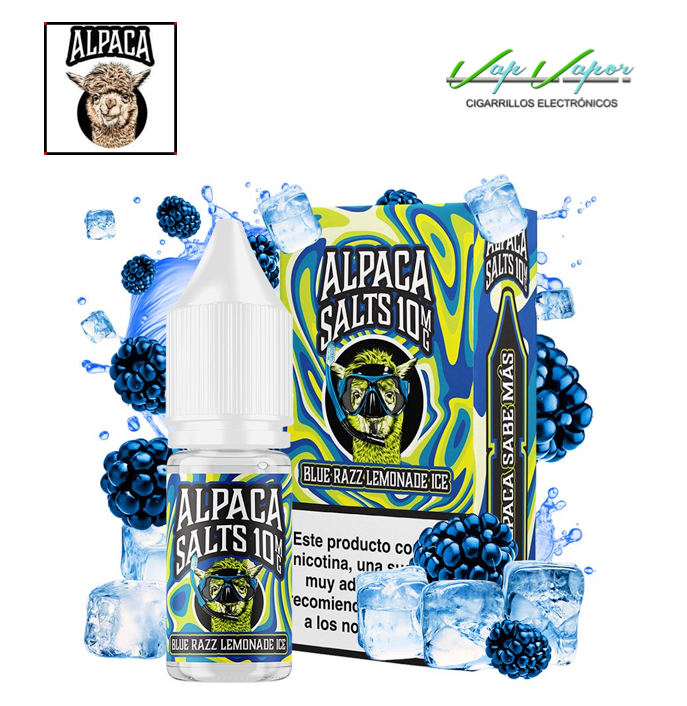 SALTS Blue Razz Lemonade ICE Alpaca 10ml (10mg/20mg) blue raspberries, lemonade