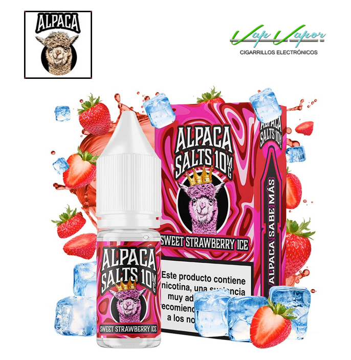SALTS Sweet Strawberry ICE Alpaca 10ml (10mg/20mg)