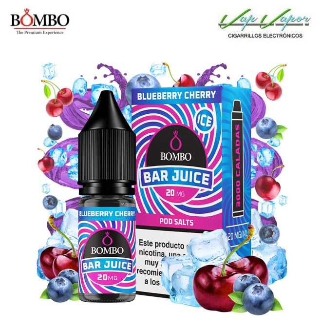 SALES Blueberry Cherry Bar Juice by Bombo 10ml (0mg/5mg/10mg/15mg/20mg) 