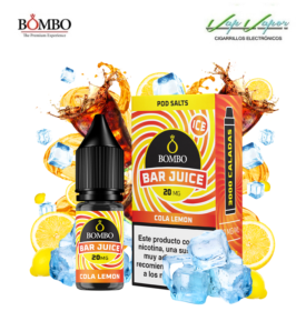 SALES Cola Lemon ICE Bar Juice by Bombo 10ml (0mg/5mg/10mg/15mg/20mg) Cola, Limón