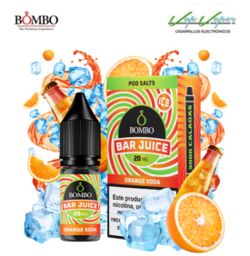 SALES Orange Soda ICE Bar Juice by Bombo 10ml (0mg/5mg/10mg/15mg/20mg) Naranja, Frescor