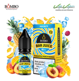 SALES Pineapple, Peach, Mango ICE Bar Juice by Bombo 10ml (0mg/5mg/10mg15mg/20mg) Piña, Melocotón, Mango