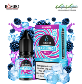 SALES Ultra Blue Razz ICE Bar Juice by Bombo 10ml (0mg/5mg/10mg/15mg/20mg) 