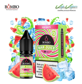 SALTS Watermelon Max ICE Bar Juice by Bombo 10ml (0mg/5mg/10mg/15mg/20mg) 