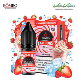 SALES Strawberry Milkshake ICE Bar Juice by Bombo 10ml (0mg/5mg/10mg/15mg/20mg) 