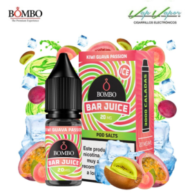 SALES Kiwi Guava Passion ICE Bar Juice by Bombo 10ml (0mg/5mg/10mg/15mg/20mg) 