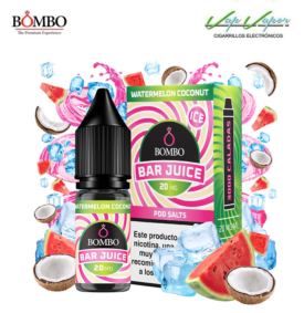 SALES Watermelon Coconut ICE Bar Juice by Bombo 10ml (0mg/5mg/10mg/15mg/20mg) 