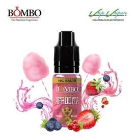 SALES Afrodita Bombo 10ml (10mg/20mg) Fresa + Algodon Azucar + Grosella