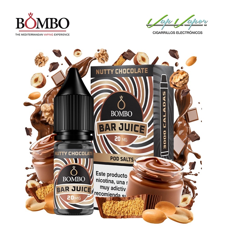 SALES NUTTY CHOCOLATE Bar Juice by Bombo 10ml (0mg/5mg/10mg/15mg/20mg)