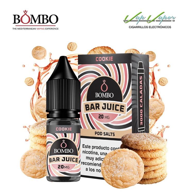 SALTS COOKIE Bar Juice by Bombo 10ml (0mg/5mg/10mg/15mg/20mg)