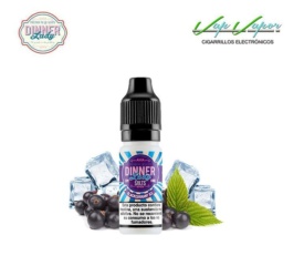 SALES Dinner Lady Blackcurrant ICE MENTHOL 10ml (10mg/20mg) Grosella Negra, Menthol, Frescor 
